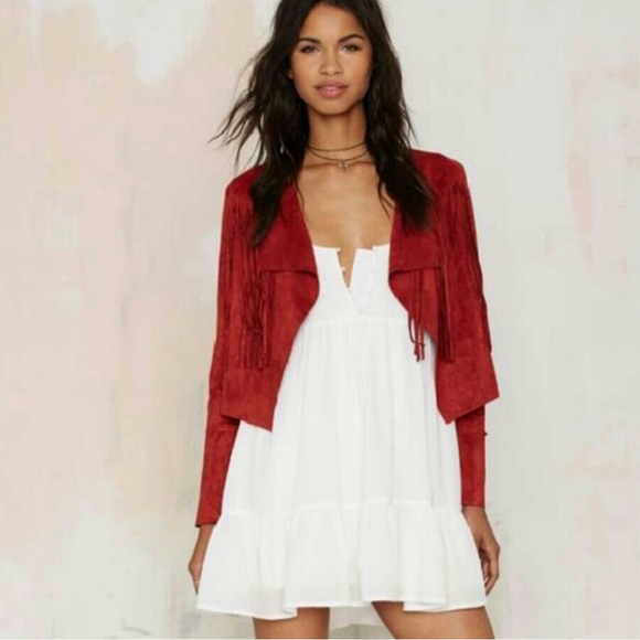 Blaze of Glory Fringe Cropped Jacket size Small - Picture 4 of 5